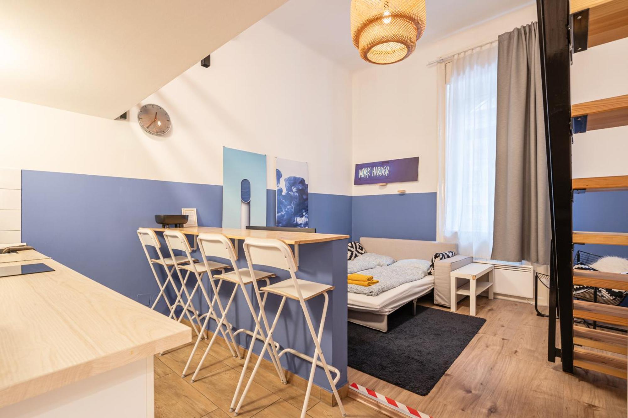 Cosy Studio In Central Party District W41 Blue Будапеща Екстериор снимка